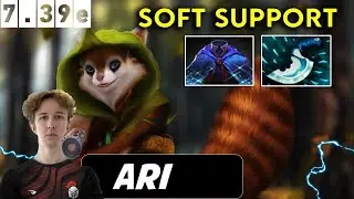 Ari Hoodwink Soft Support - Dota 2 Patch 7.39e Pro Player Full Gameplay
