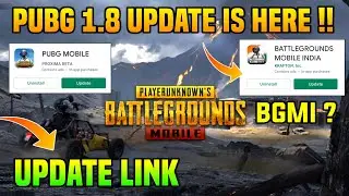 Pubg 1.8 Update is Here // Bgmi 1.8 Update ? // 1.8 Update Patch Notes