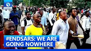 #ENDSARS Protest: We Are Going Nowhere, Protesters Unfazed With Curfew