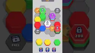 Hexa Sort Gameplay | part-134 #gaming #gameplay #relaxing #relaxsound