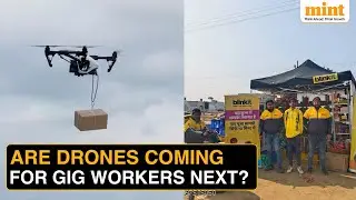 Next Layoffs Won&rsquo;t Be in Offices -They&rsquo;ll Be on Bike Seats | How Drones Threaten India's Gig Economy