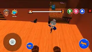 Bad Cat Simulator: Prank Gran - Gameplay Walkthrough Part 4 (Android, iOS)