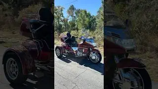 50th anniversary 99&rsquo; Honda Goldwing trike kit with boxer H6 Porsche motor! #goldwing #honda #trike