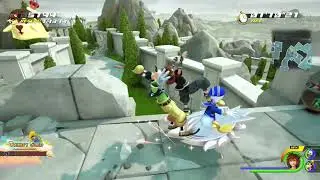 Kingdom Hearts 3: Flantastic Seven: Cherry Flan (Olympus) shield  over 20k run