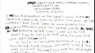 Teacher sends bizarre letter to judge