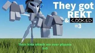 Toxic Kids Team on me for Using Plasma (Ability Wars|1 vs 5)