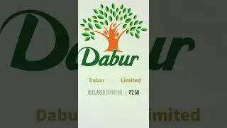 Dabur India Ltd Dividend