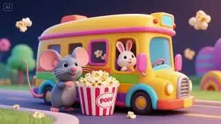 🍿🐭🐰 Popcorn Bus Mice & Bunny 2: The Big Snack Surprise! 🚌🎉