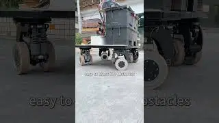 ZHLUN 5 tonsshock absorbing drive chassis#agv #automatic #wheel #damping #suspension #manufacturer