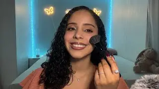 ASMR | Makeup Tutorial & Mini Get to Know Me Chat💗