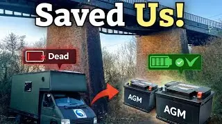 Our Van Batteries Died in Winter… Then This Happened