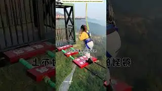 The girl didn t realize she was so high up   shortfeed  bushcraftcamping1080P HD