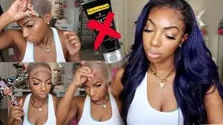NEW BALD CAP METHOD + LACE FRONTAL INSTALL FT. NADULA HAIR ALIEXPRESS| KennySweets