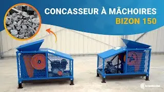 BIZON-150 &ndash; concasseur pour pierre, brique, b&eacute;ton et autres d&eacute;chets durs