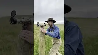 Rifle Scope for Straight Fence Ranch Hacks  #ranching #straight_line #fencing #hunting #riflescope
