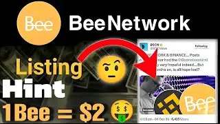 Бум 💥 Новое обновление Bee Network || Подсказка о листинге Bee Coin на Binance 😱 1 Bee = 2$ 🤑🎉 #b...