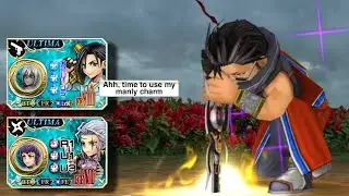 DFFOO [JP]: Ignis BT Raid SHINRYU | Laguna Auron Setzer