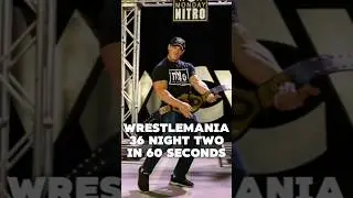 WrestleMania 36 Night Two in 60 seconds #wwe #wrestling #shorts