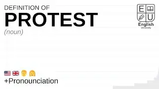 PROTEST meaning, definition & pronunciation | What is PROTEST? | How to say PROTEST