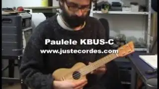 Paulele KBUS-C Soprano Ukulele Demo