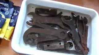 убрать удалить очистить ржавчину ключи  иж 49