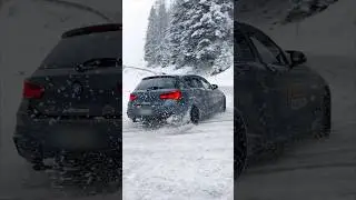 BMW M140 AWD drift in the snow 🚀 #bmw #drift #winter