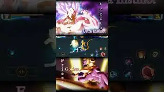 [Stickman Dragon Fight] Vegeta Ultra Instinct vs Frieza Golden #shorts