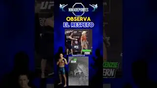 observa el respeto😯🤝#shorts #short #shortvideo #shortsfeed #ufc #mma #viralshort #sports #usa #reels