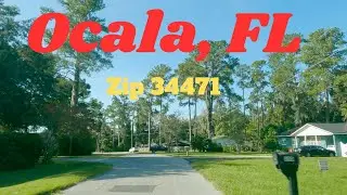 Suburban streets - Ocala, Florida| - Driving - 4K #aroundocala #centralflorida