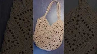 bolso de verano #square #granny #grannysquares #raffiabag #crochet #bolsos #ganchillo #raffia&nbsp; #bag