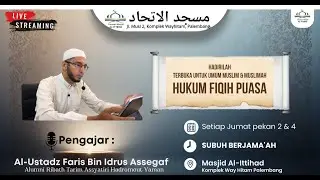 Bab Fiqh Puasa bersama AlUstadz Faris Assegaf