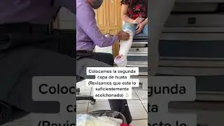 Inmovilización por fractura en metatarsiano con fibra de vidrio ✅