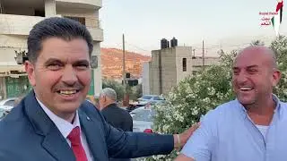 جاهة طلعة العروس كريمة جميل المكحل  - العريس عماد الشوارب في سلواد - بيت النعم