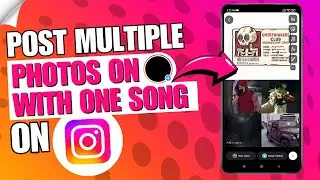 🎵 How to Post Multiple Photos on Instagram Story with One Song | 📸 Add Music to Multiple Pics Easily