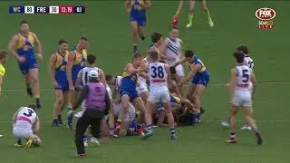 Tempers flare after Gaff strike
