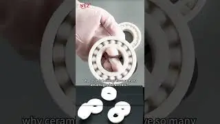 Ceramic balls have oil-free self-lubricating properties and a small friction coefficient #bearing