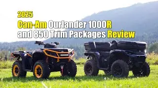 2025 Can Am Outlander 1000R and 850 Trim Packages Review