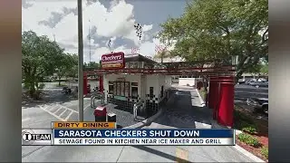 Dirty Dining: Checkers closed for sewage inside