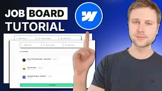 Creating a Job Board in Webflow in 5 Minutes | User-Generated Job Postings Tutorial 💪
