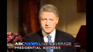 President Bill Clinton Acknowledges 