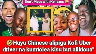 💥🤣FEAR UNITED KENYANS.Huyu Chinese Man Alipiga Kofi Kenyan Uber Driver na Kumtolea kisu but Alikiona