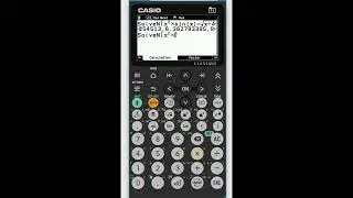 SolveN vs Solver. Casio fx CG100 Short Tutorial #casio  #ibdp #maths