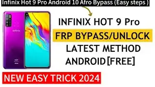 Infinix Hot 9 / Hot 9 Pro FRP Bypass (X655) | 100% Working Easy Method 2024