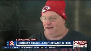 Concert cancellation creates chaos