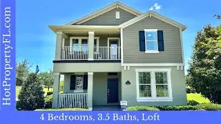 House Tour In Winter Garden, Orlando Florida - Waterleigh By Dr Horton | Horizon West | Cleardon