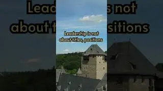 Leadership is not about titles, positions, or flowcharts  It is about one life influencing another