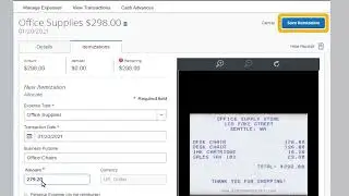 Itemizing Expenses in Concur