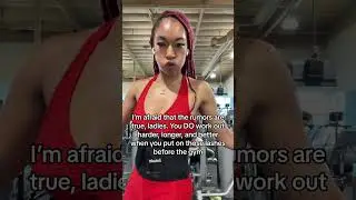 Lashes Bring Gym Motivation