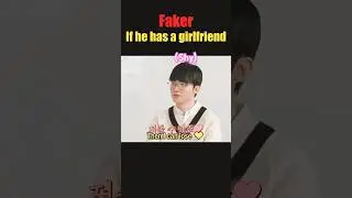 T1 Faker says he would willingly lose to his Girlfriend ❤️