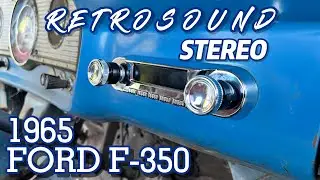RETROSOUND SPEAKERS | out with AM, in with Bluetooth | 1965 Ford F350